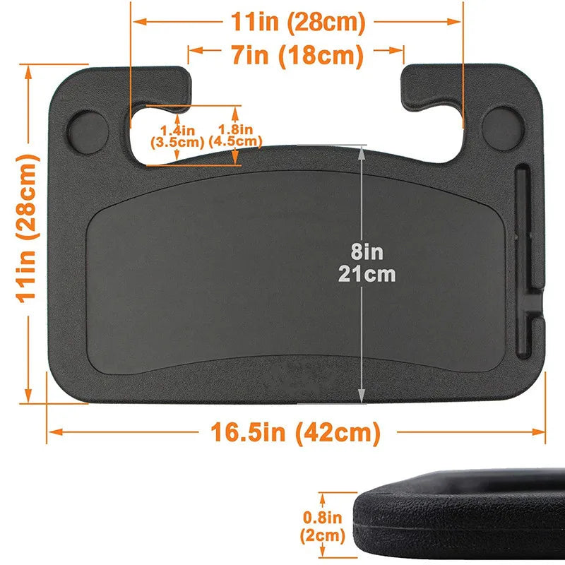 Versatile Portable Car Laptop Desk Mount - Ideal for Dining and Working on the Go