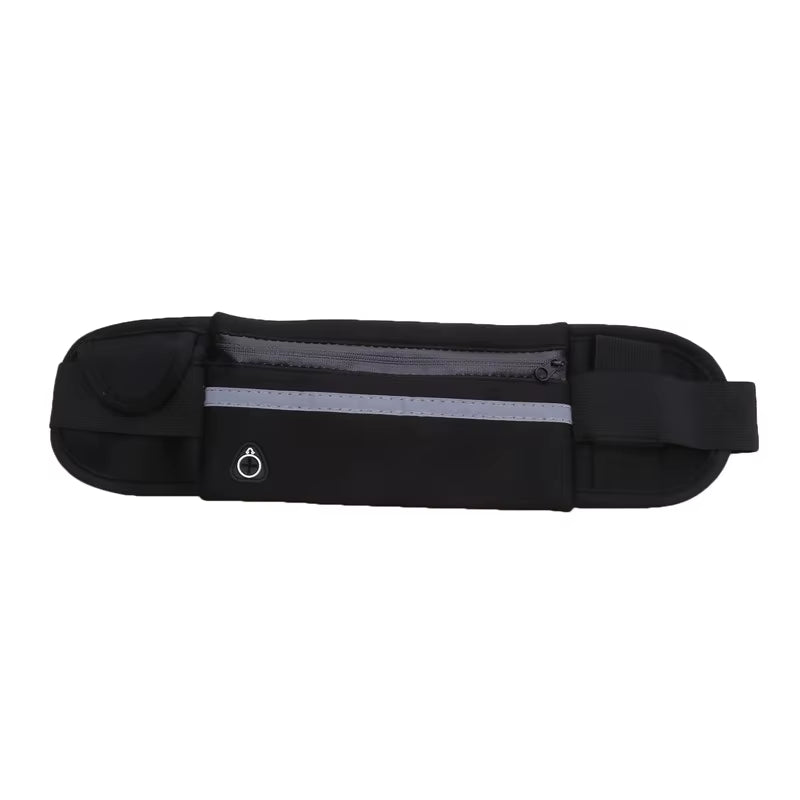 Premium Sport Running Waist Bag for Men and Women - Comfortable Gym Fanny Pack with Safety Tape for Cycling and Phone Storage