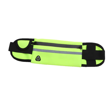 Premium Sport Running Waist Bag for Men and Women - Comfortable Gym Fanny Pack with Safety Tape for Cycling and Phone Storage